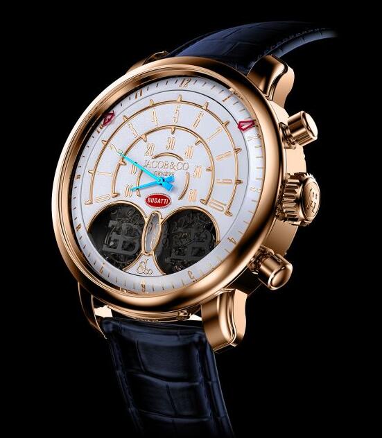 Jacob & Co. JEAN BUGATTI ROSE GOLD Watch Replica BU100.40.AA.AA.A Jacob and Co Watch Price